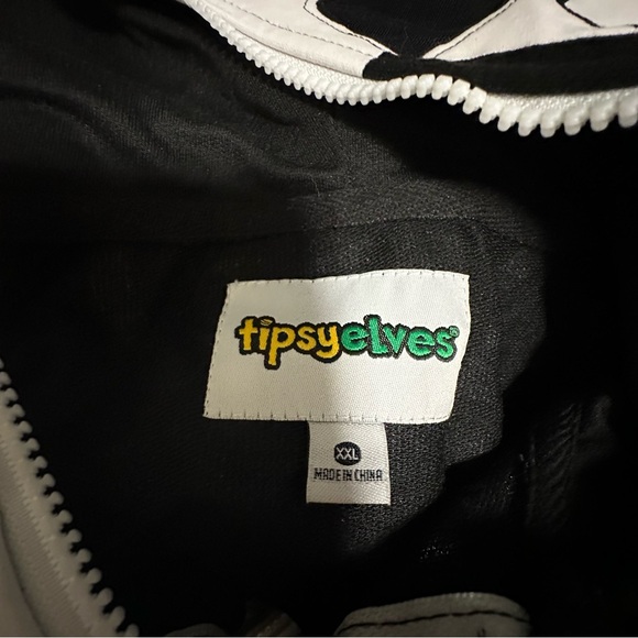 Tipsy Elves Skeleton Full Face Zippered Costume size XXL - Picture 9 of 9